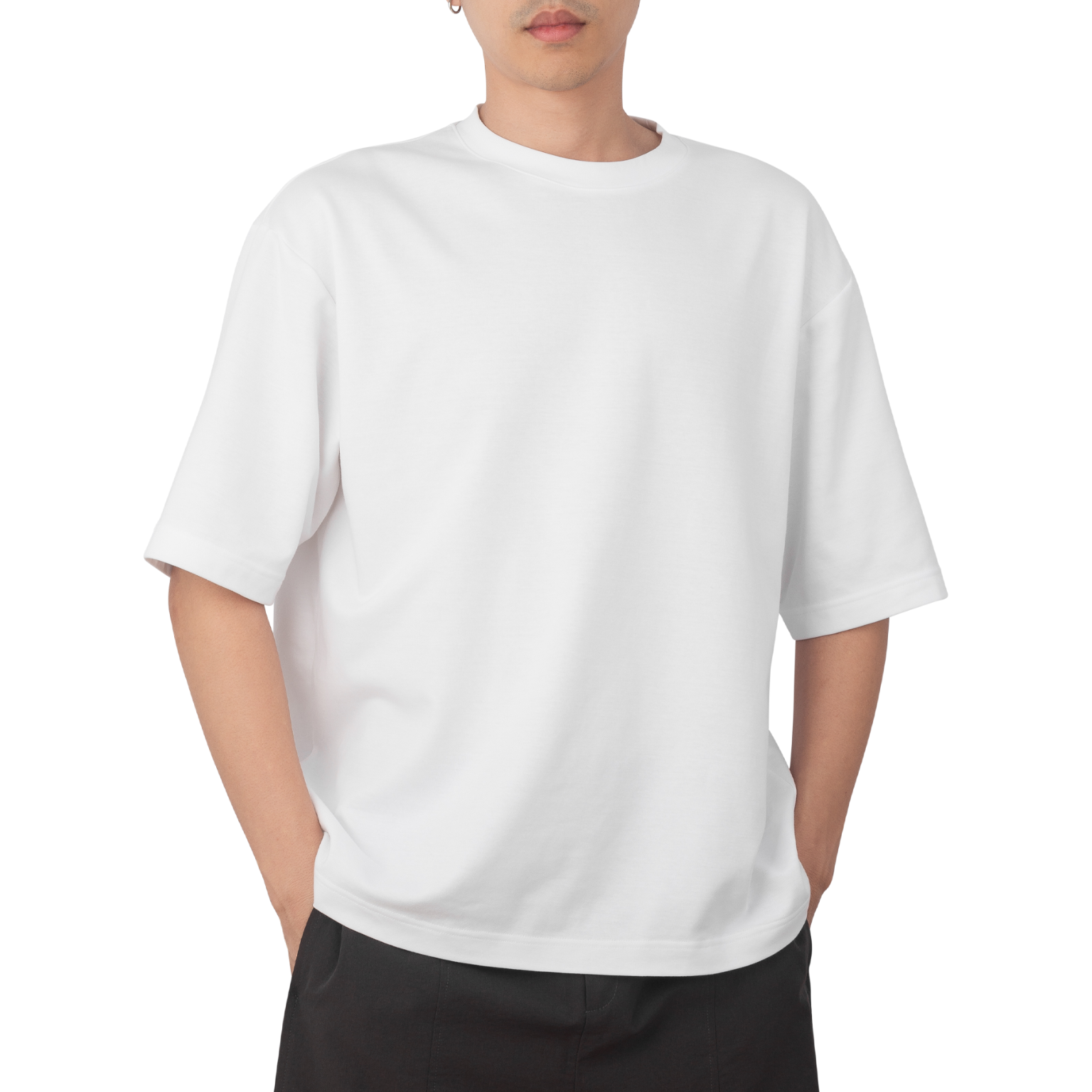 SHAMAYIM White Plain Tees