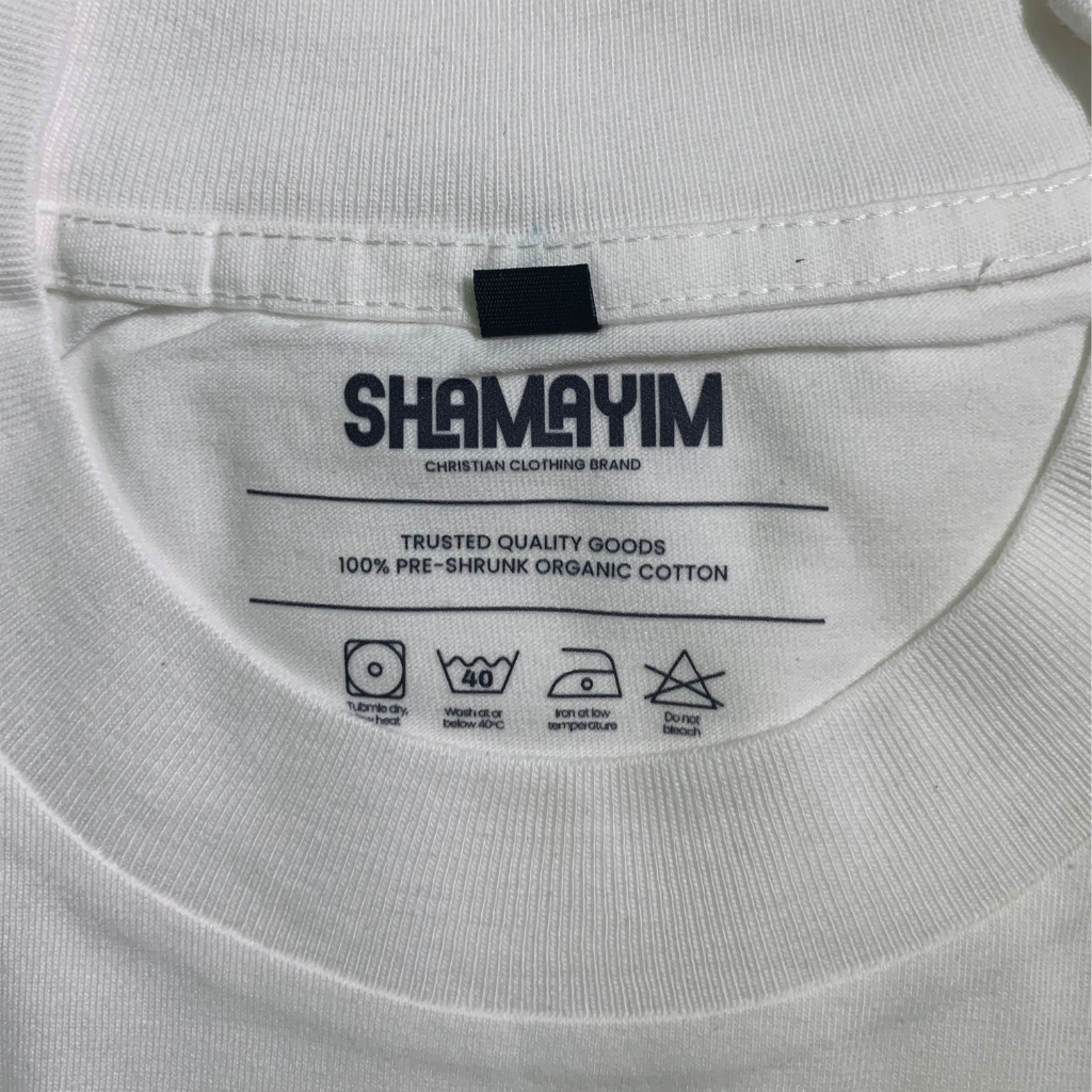 SHAMAYIM White Plain Tees